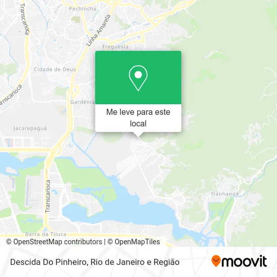 Descida Do Pinheiro mapa