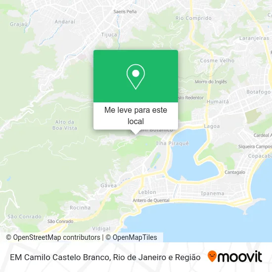 EM Camilo Castelo Branco mapa