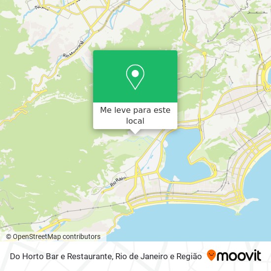 Do Horto Bar e Restaurante mapa