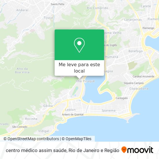 centro médico assim saúde mapa