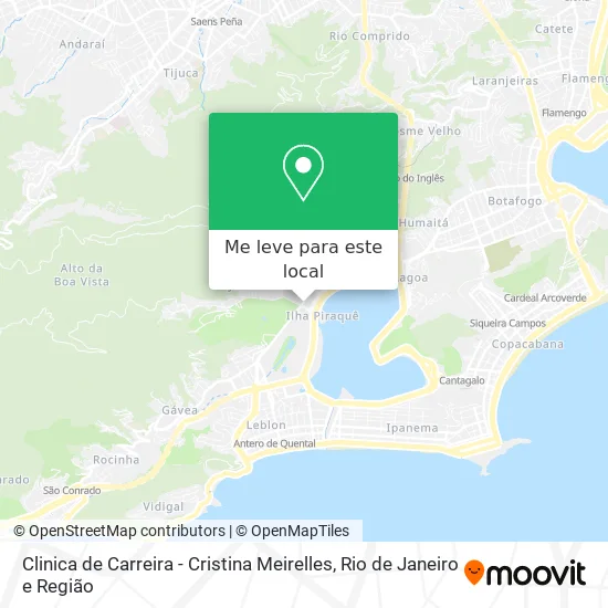 Clinica de Carreira - Cristina Meirelles mapa