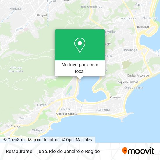 Restaurante Tijupá mapa