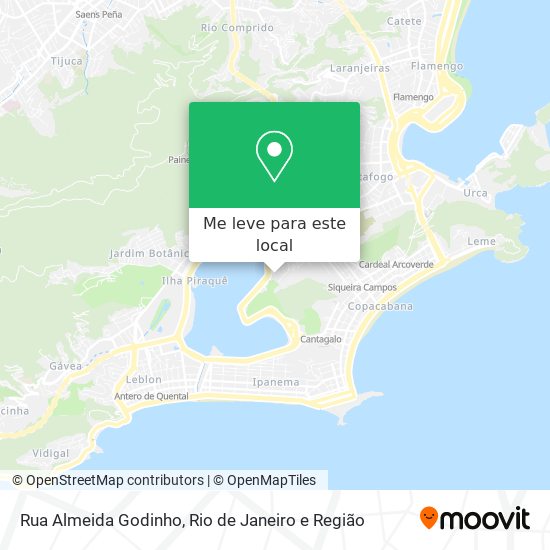 Rua Almeida Godinho mapa