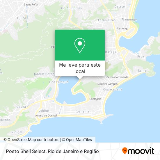 Posto Shell Select mapa