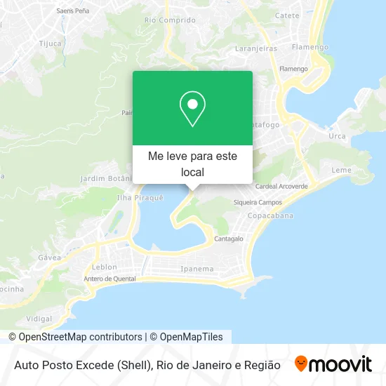 Auto Posto Excede (Shell) mapa