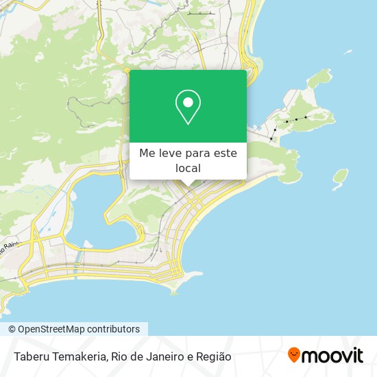 Taberu Temakeria mapa