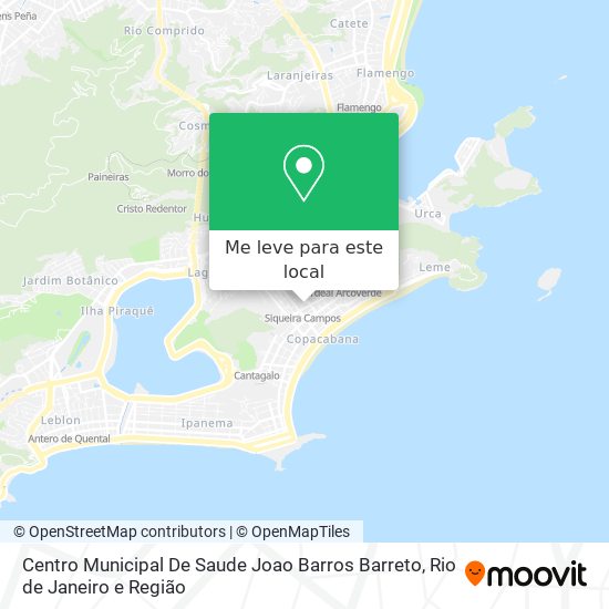 Centro Municipal De Saude Joao Barros Barreto mapa