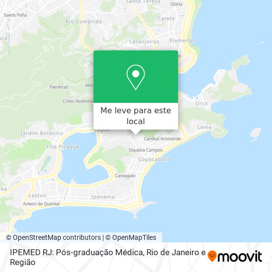 IPEMED RJ: Pós-graduação Médica mapa
