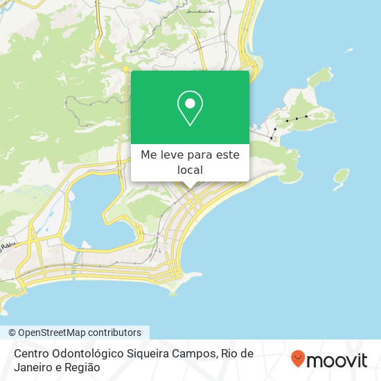 Centro Odontológico Siqueira Campos mapa