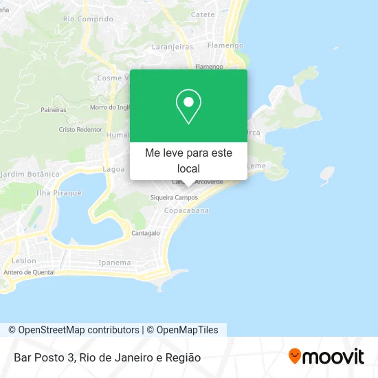 Bar Posto 3 mapa