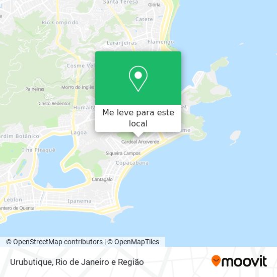 Urubutique mapa