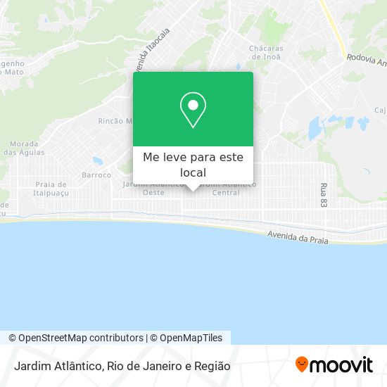 Jardim Atlântico mapa