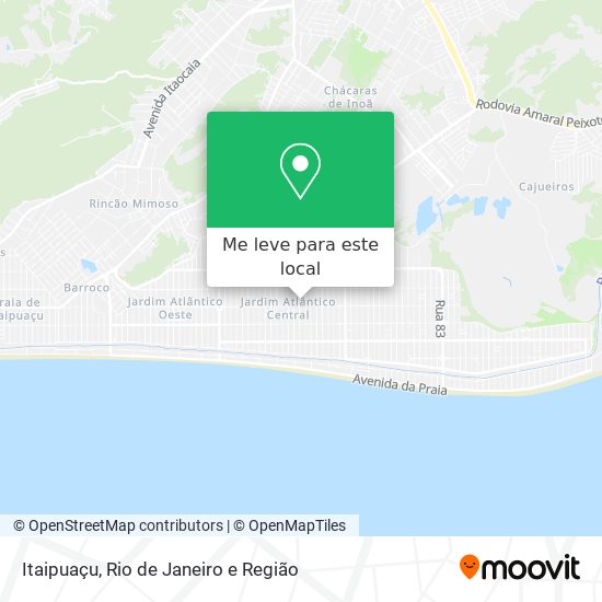 Itaipuaçu mapa