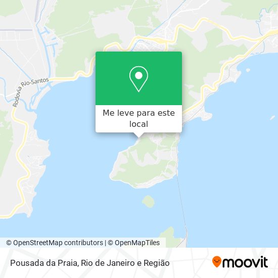Pousada da Praia mapa