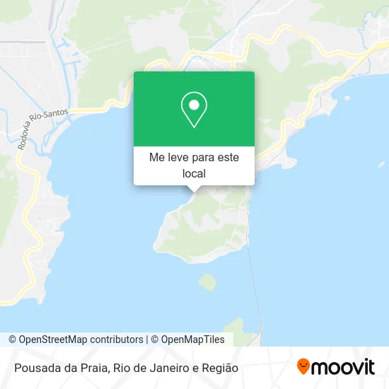Pousada da Praia mapa