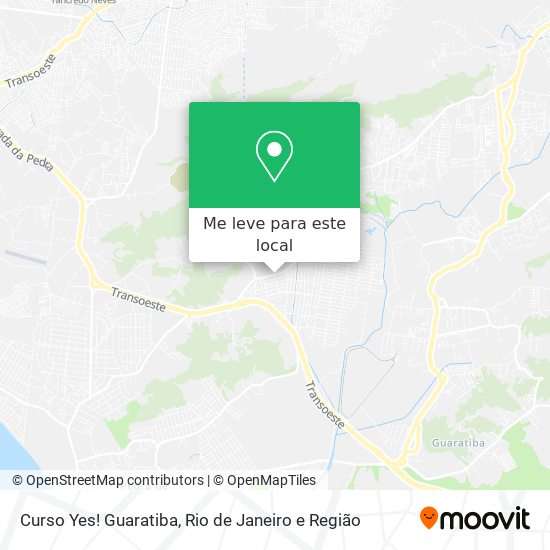 Curso Yes! Guaratiba mapa