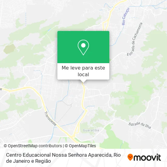 Centro Educacional Nossa Senhora Aparecida mapa