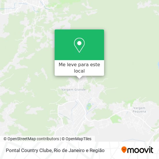 Pontal Country Clube mapa