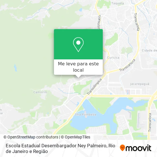 Escola Estadual Desembargador Ney Palmeiro mapa