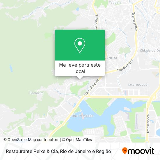 Restaurante Peixe & Cia mapa