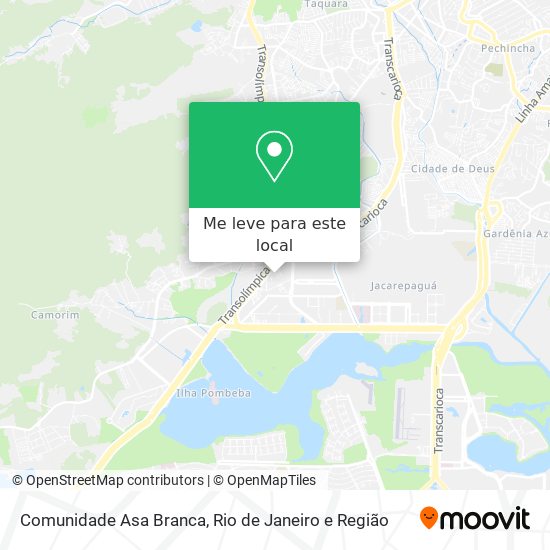 Comunidade Asa Branca mapa