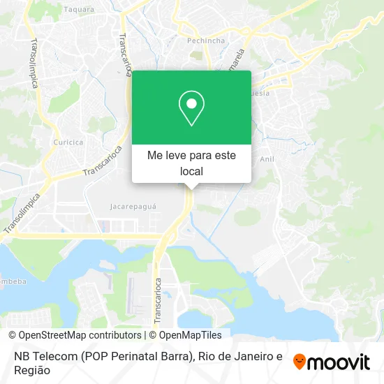 NB Telecom (POP Perinatal Barra) mapa