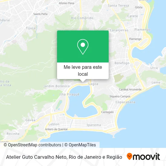 Atelier Guto Carvalho Neto mapa