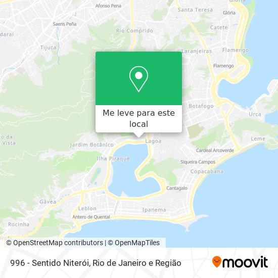 996 - Sentido Niterói mapa
