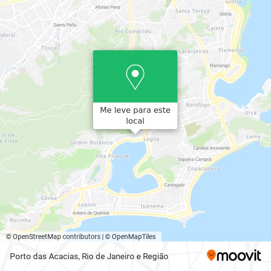 Porto das Acacias mapa