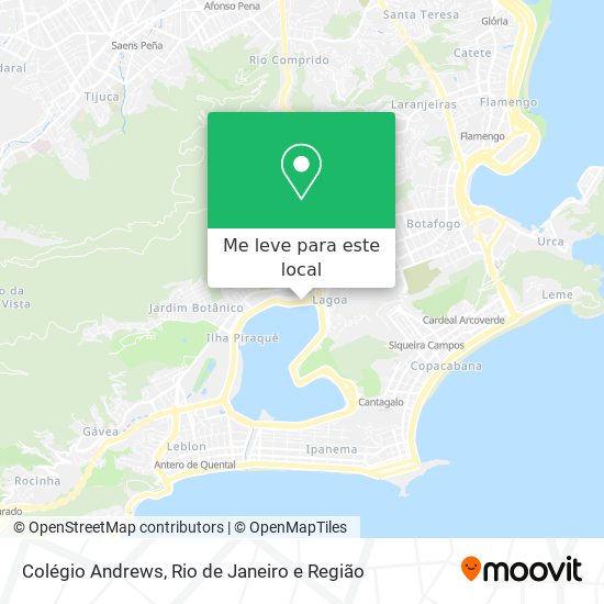 Colégio Andrews mapa