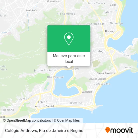 Colégio Andrews mapa