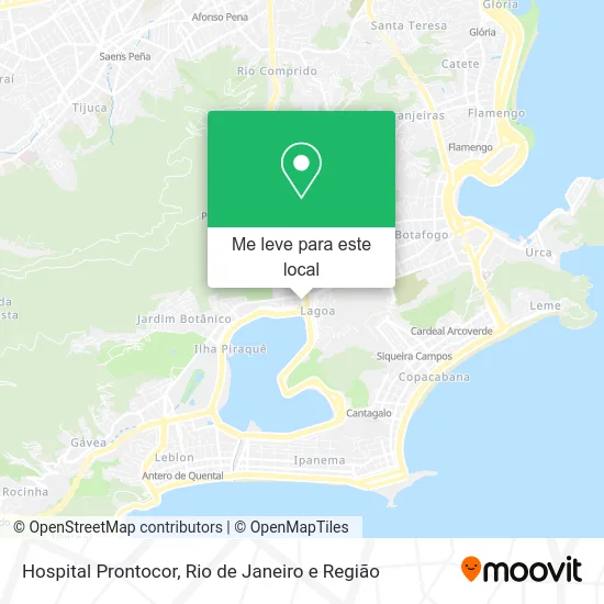 Hospital Prontocor mapa