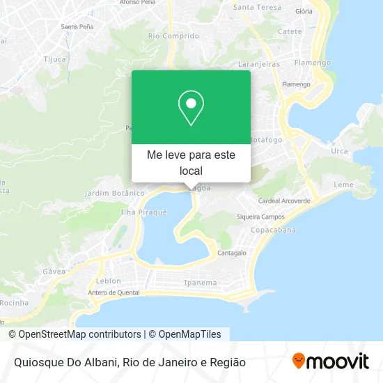 Quiosque Do Albani mapa