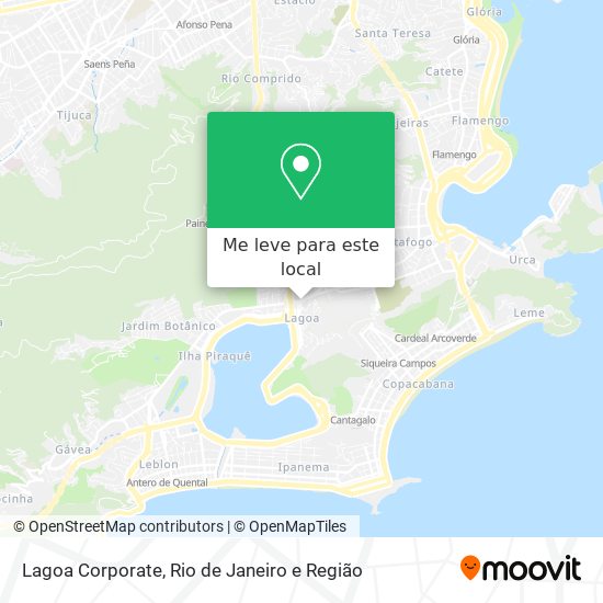 Lagoa Corporate mapa