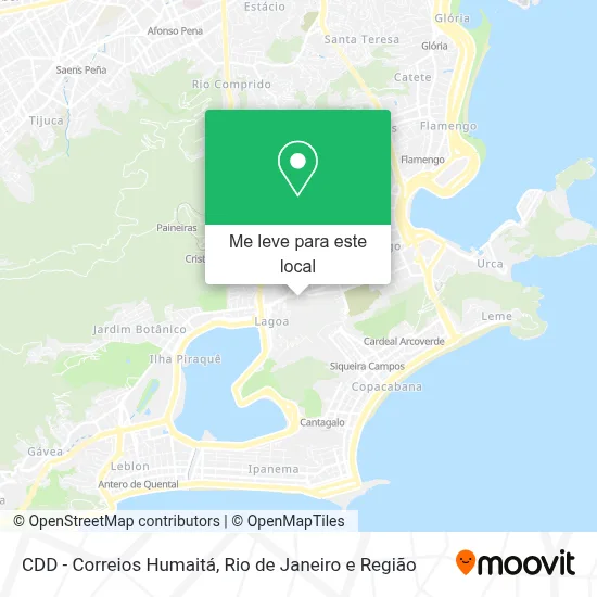 CDD - Correios Humaitá mapa