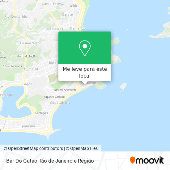 Bar Do Gatao mapa