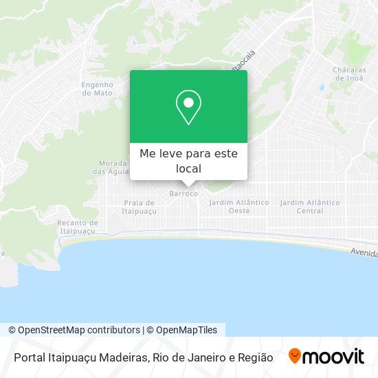 Portal Itaipuaçu Madeiras mapa