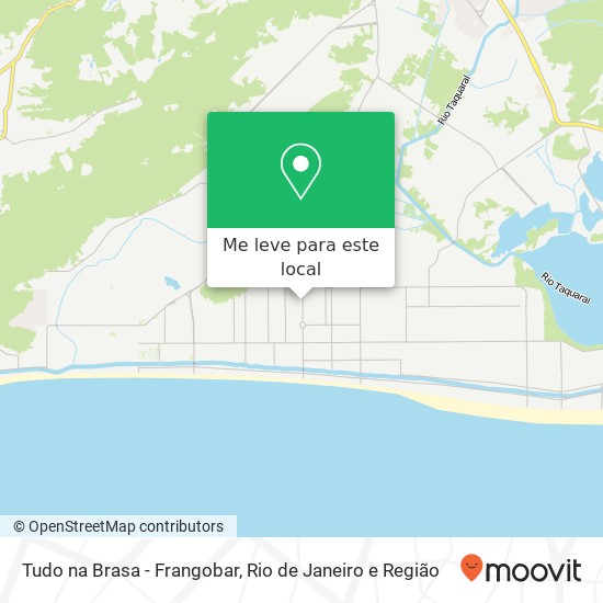 Tudo na Brasa - Frangobar mapa