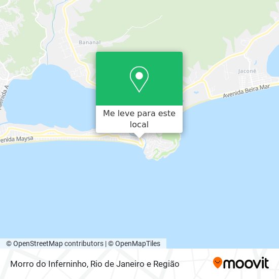Morro do Inferninho mapa