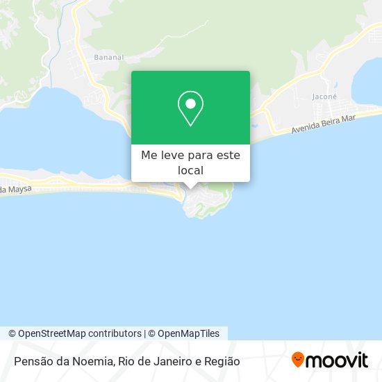 Pensão da Noemia mapa