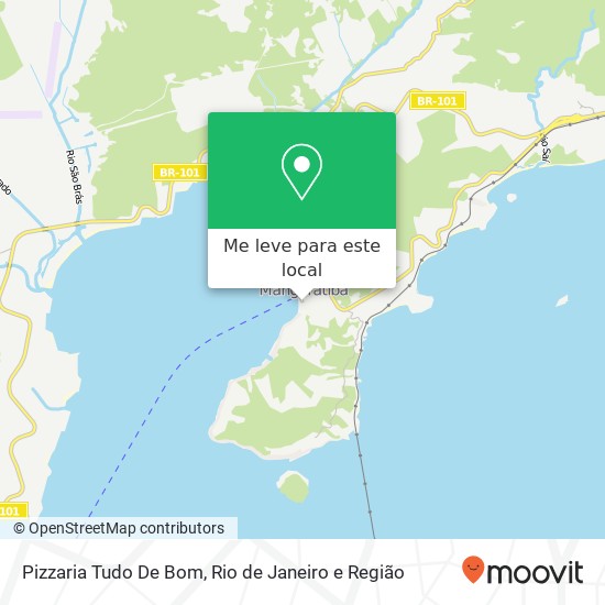 Pizzaria Tudo De Bom mapa