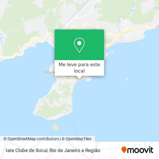 Iate Clube de Ibicuí mapa