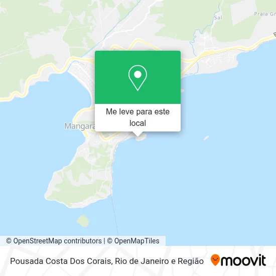 Pousada Costa Dos Corais mapa