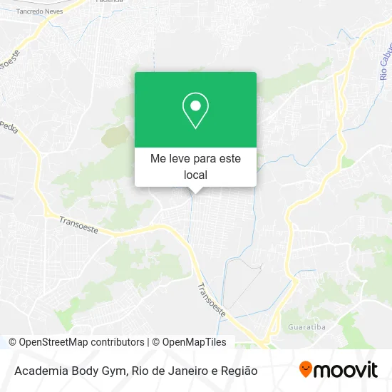 Academia Body Gym mapa