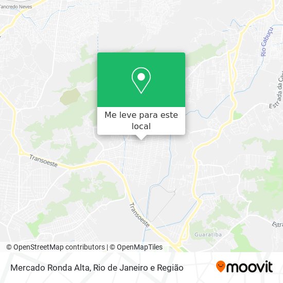 Mercado Ronda Alta mapa