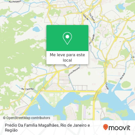 Prédio Da Família Magalhães mapa