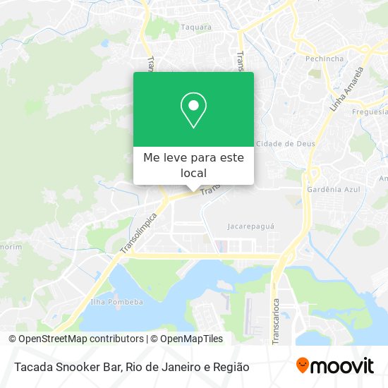 Tacada Snooker Bar mapa