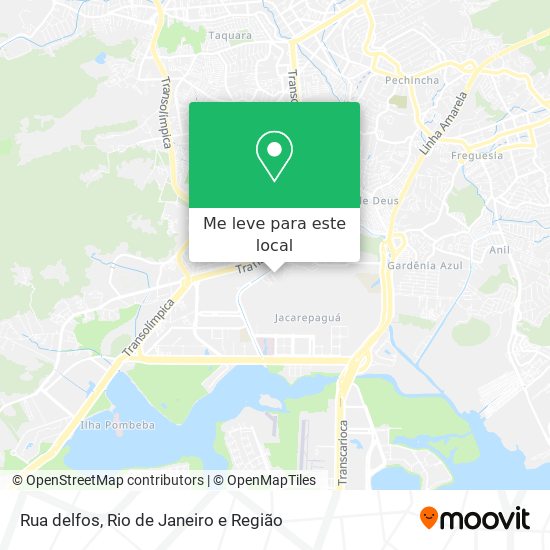 Rua delfos mapa