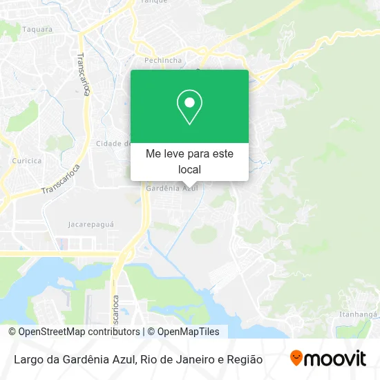 Largo da Gardênia Azul mapa