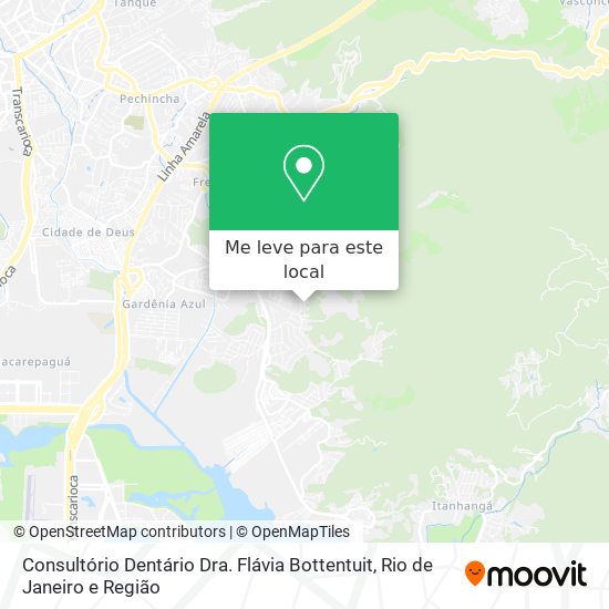 Consultório Dentário Dra. Flávia Bottentuit mapa